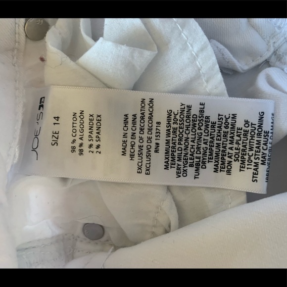 Never worn Children’s Joe’s white pant - Picture 5 of 5